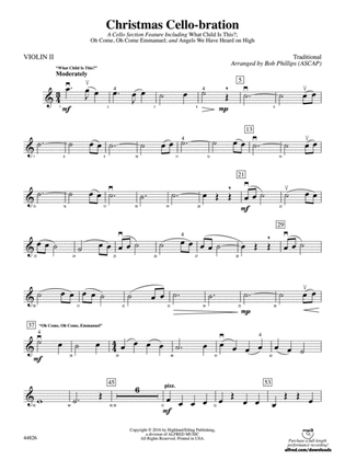 Christmas Cello-bration: 2nd Violin