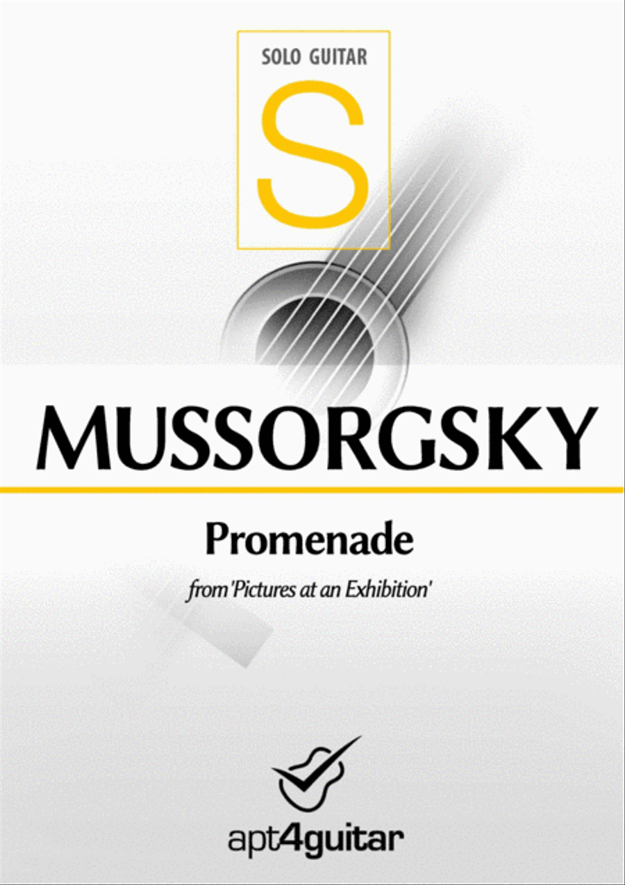 Promenade Classical Guitar scores gallery preview page 1