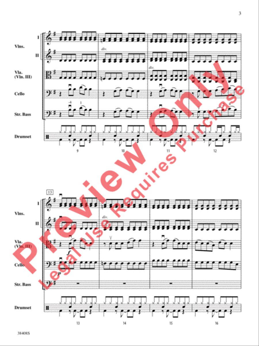 Firework String Orchestra scores gallery preview page 4