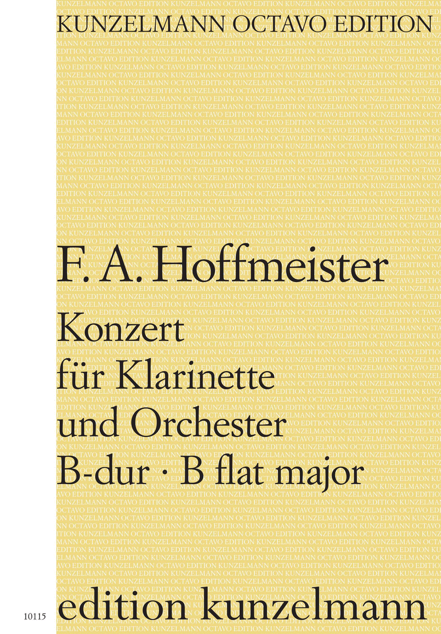 Concerto for clarinet Concerto for clarinet Chamber Orchestra scores gallery preview page 1
