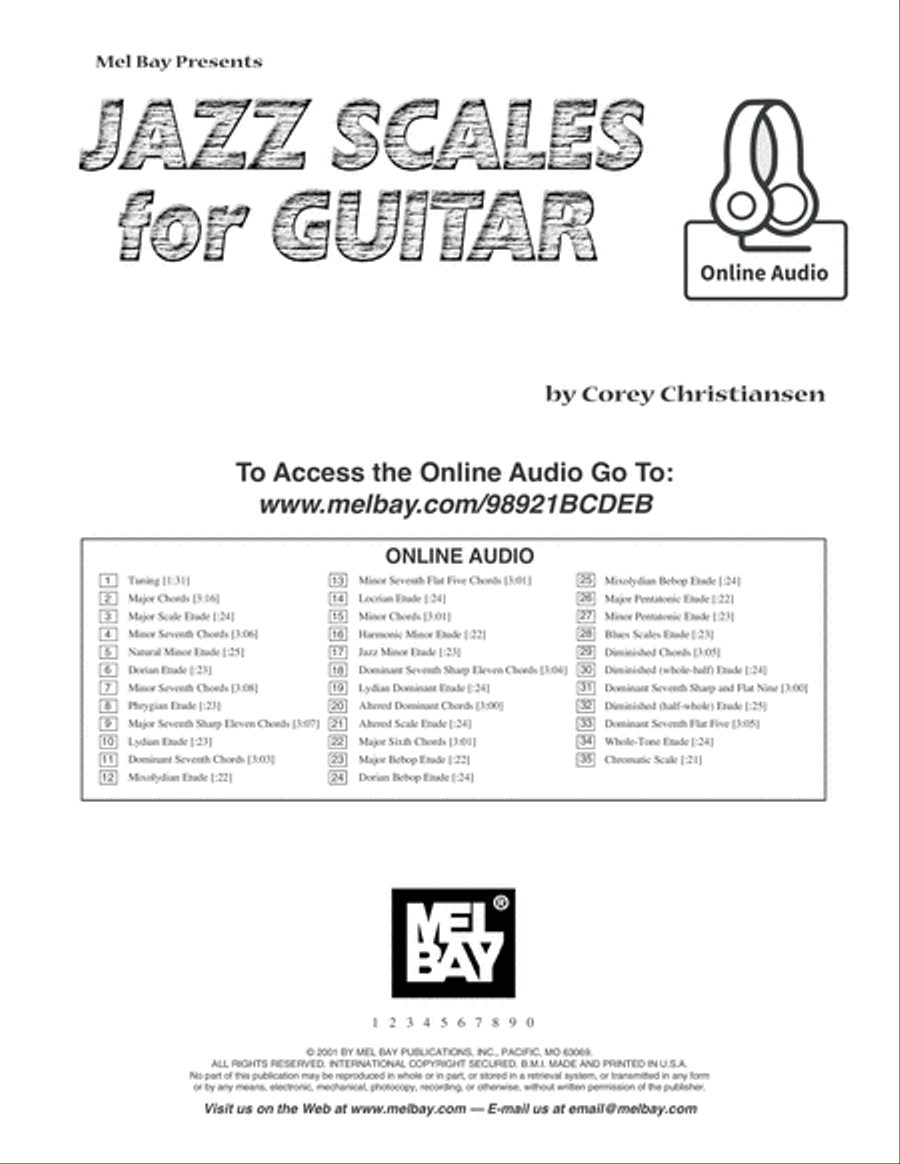 Jazz Scales for Guitar Electric Guitar scores gallery preview page 2