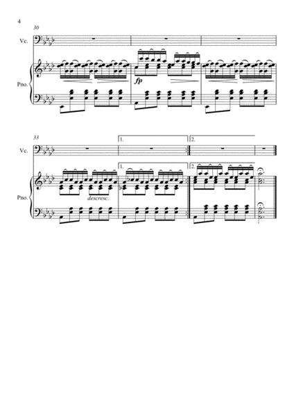 Franz Schubert - Auf dem Wasser zu singen (Cello + Piano) image number null