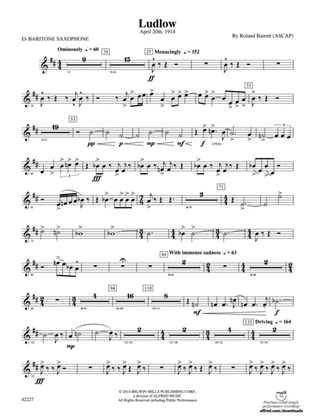Ludlow: E-flat Baritone Saxophone