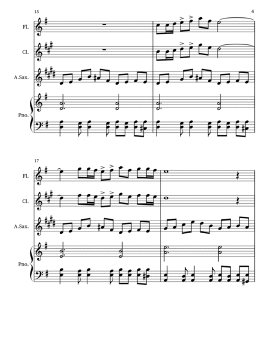 No Cheese Needed No Cheese Needed Small Ensemble scores gallery preview page 4