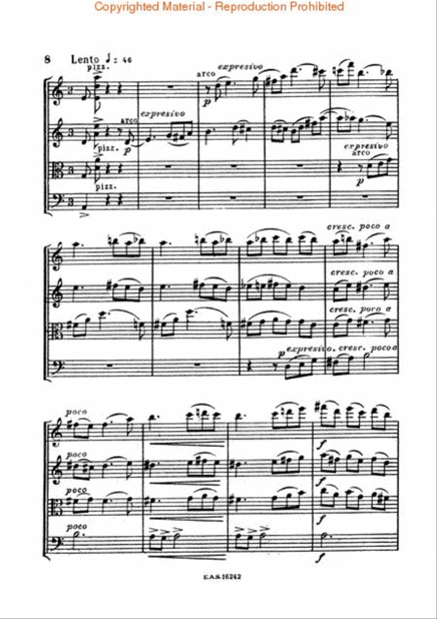 La Oracion del Torero La Oracion del Torero String Quartet scores gallery preview page 3