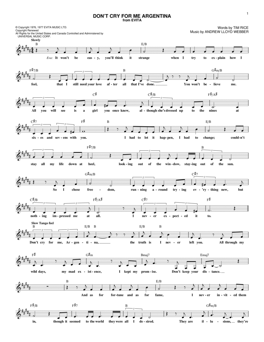定期入れの Argentina Me For Cry Don't by Piano - Webber Lloyd Andrew アート・デザイン・音楽