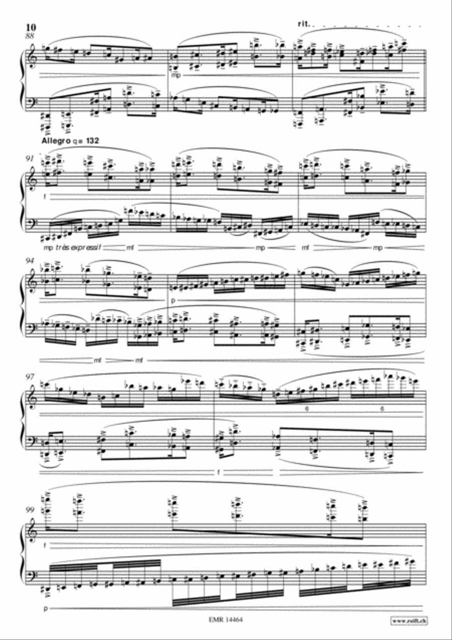 Ballade No. 2 Ballade No. 2 Piano Solo scores gallery preview page 10