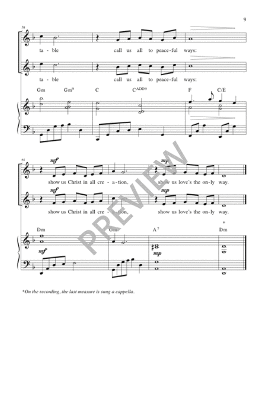 Will the Circle Be Unbroken? 2-Part scores gallery preview page 9