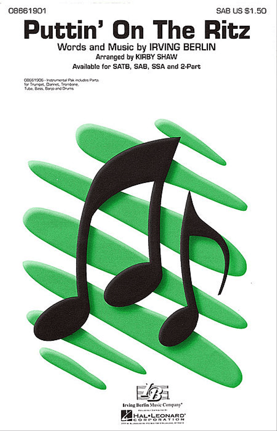 Puttin' On the Ritz 2-Part scores gallery preview page 1