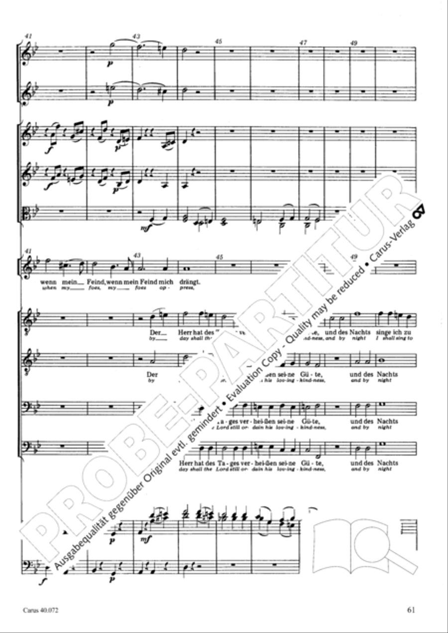 Psalm 42 Psalm 42 4-Part scores gallery preview page 61
