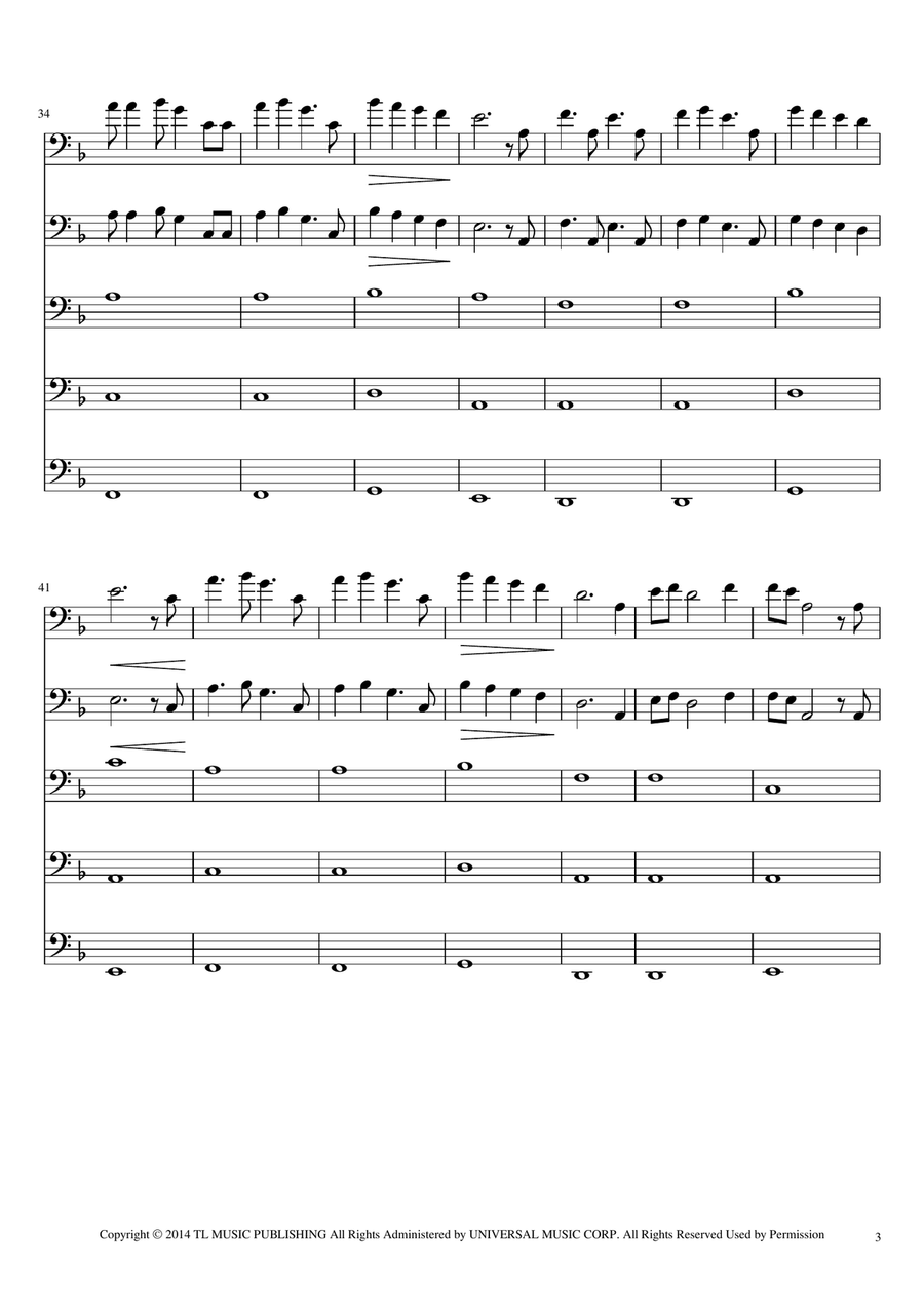 The Rains Of Castamere String Orchestra scores gallery preview page 4