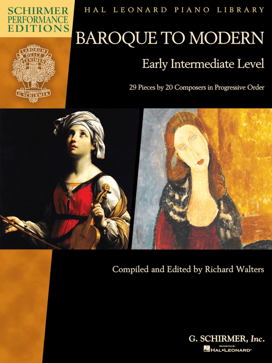 Baroque to Modern: Early Intermediate Level Piano Solo scores gallery preview page 1