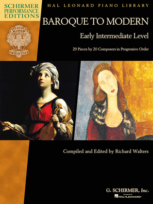Book cover for Baroque to Modern: Early Intermediate Level
