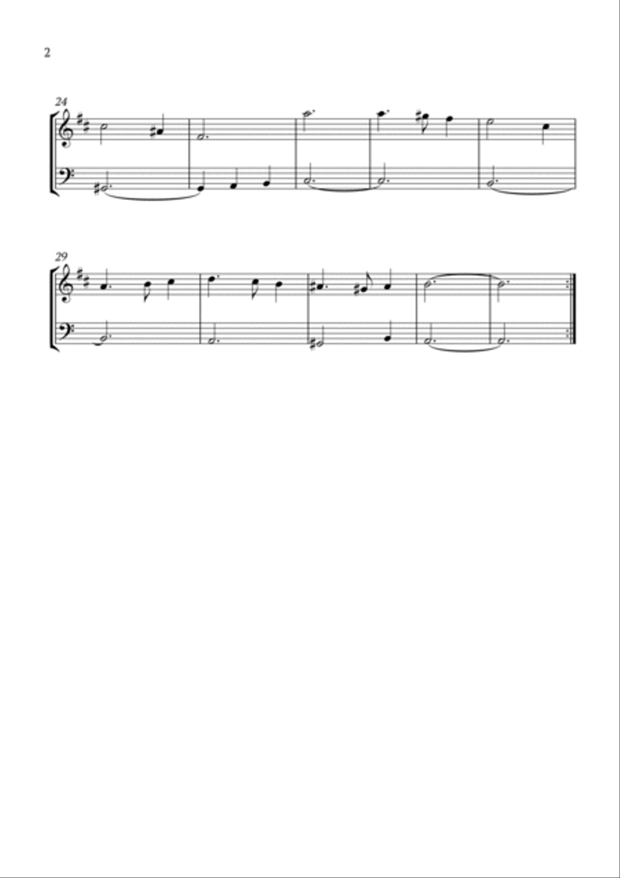 Greensleeves B-Flat Clarinet scores gallery preview page 2