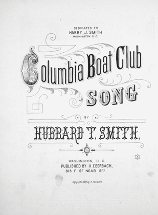 Columbia Boat Club. Song