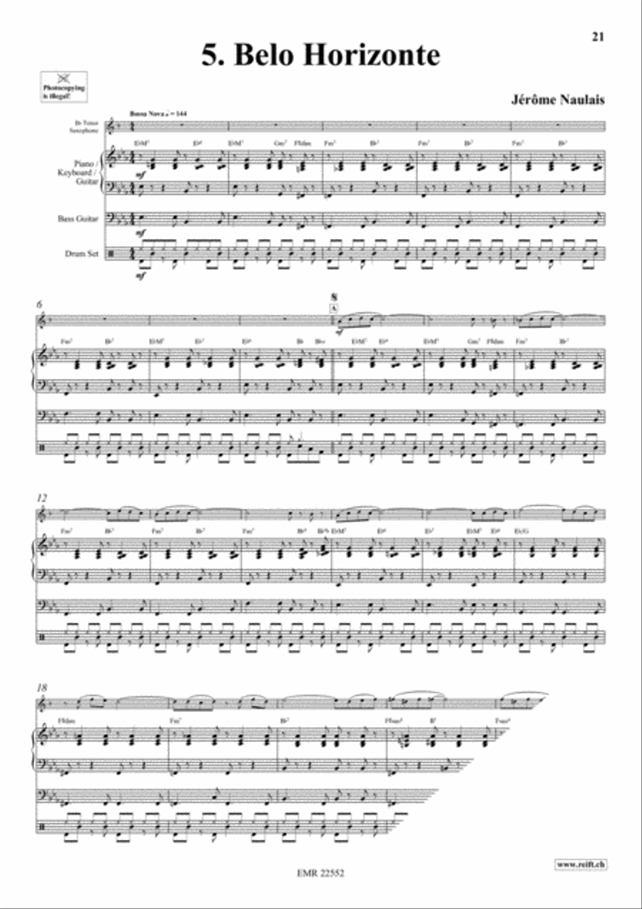 Play With Your Band Volume 1 Tenor Saxophone scores gallery preview page 7