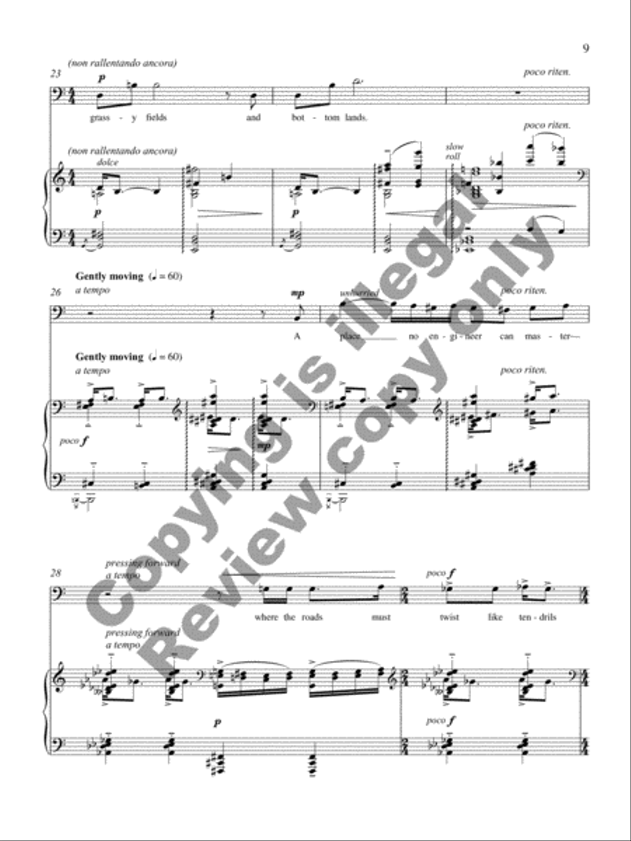 Songs for Baritone, Volume 2 Baritone Voice scores gallery preview page 9