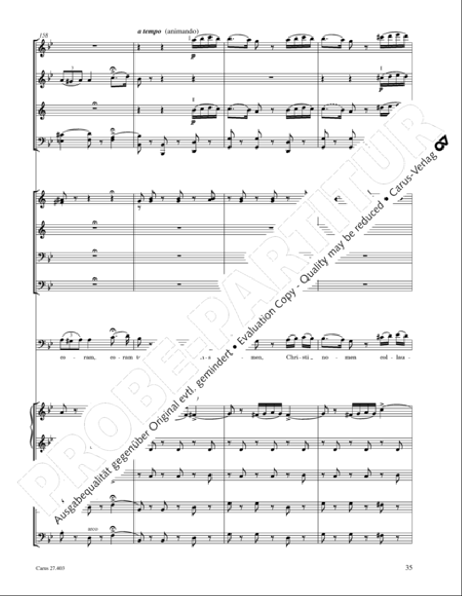 Mottetto per San Paolino Mottetto per San Paolino 4-Part scores gallery preview page 36