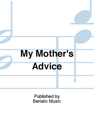 Book cover for My Mother's Advice