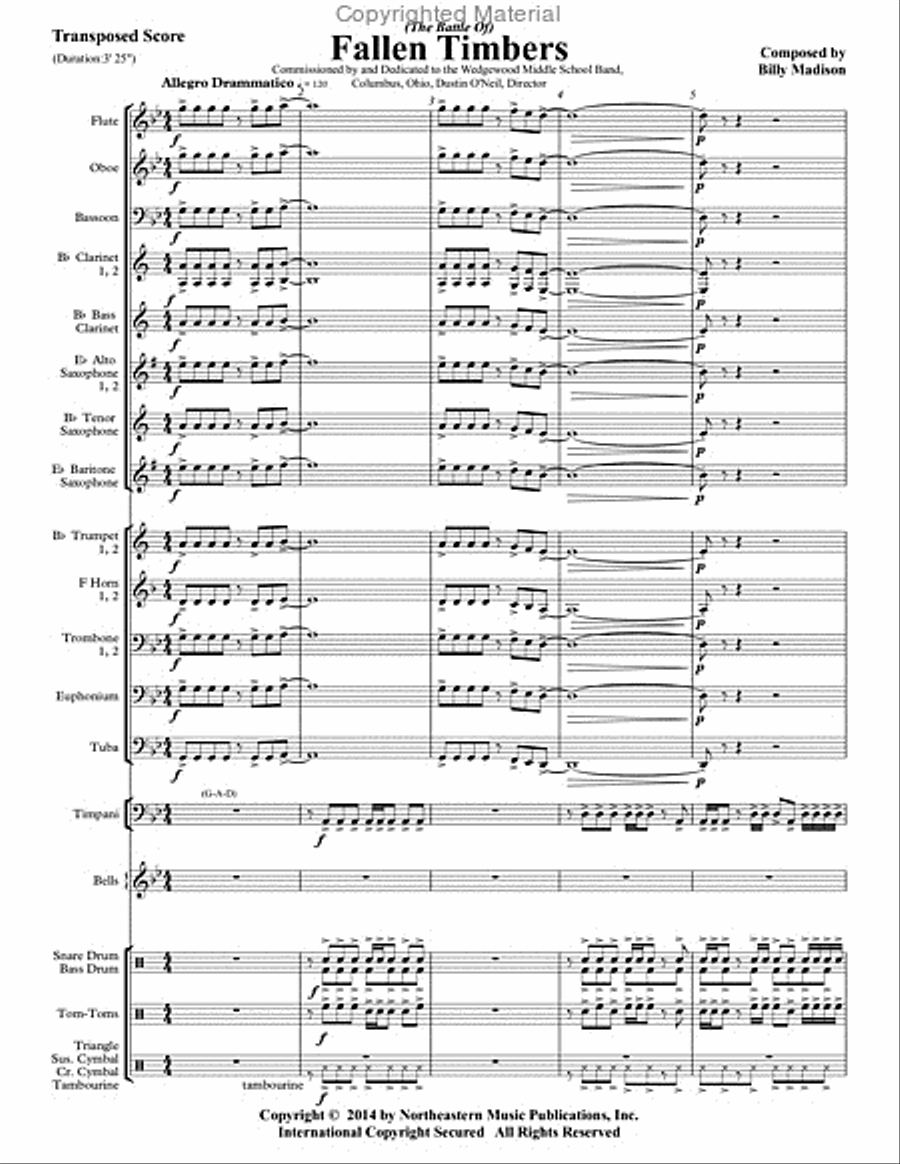 Fallen Timbers Concert Band scores gallery preview page 2