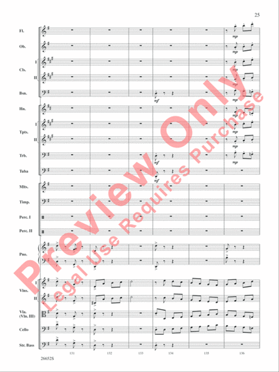 Leroy Anderson Favorites Leroy Anderson Favorites Full Orchestra scores gallery preview page 26