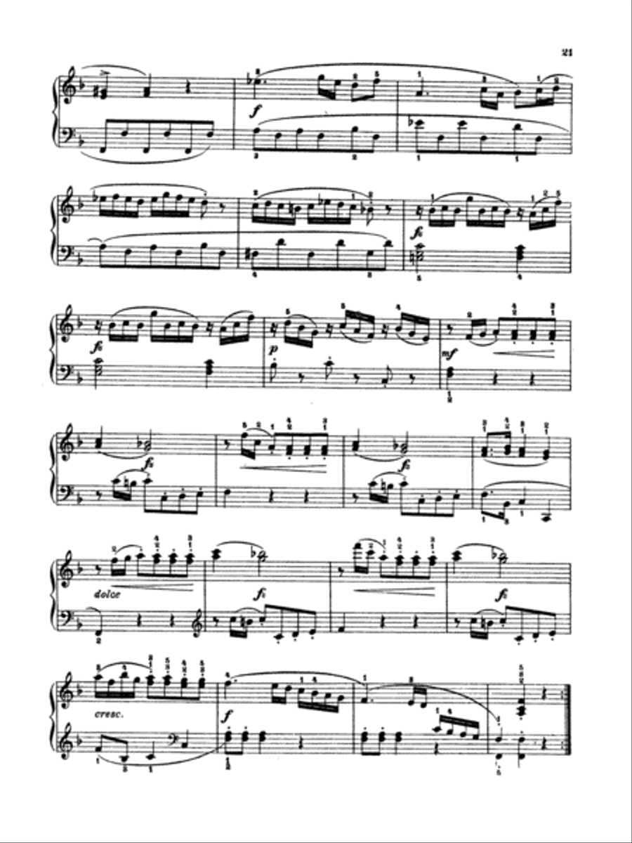 Clementi: Twelve Sonatinas Piano Solo scores gallery preview page 3