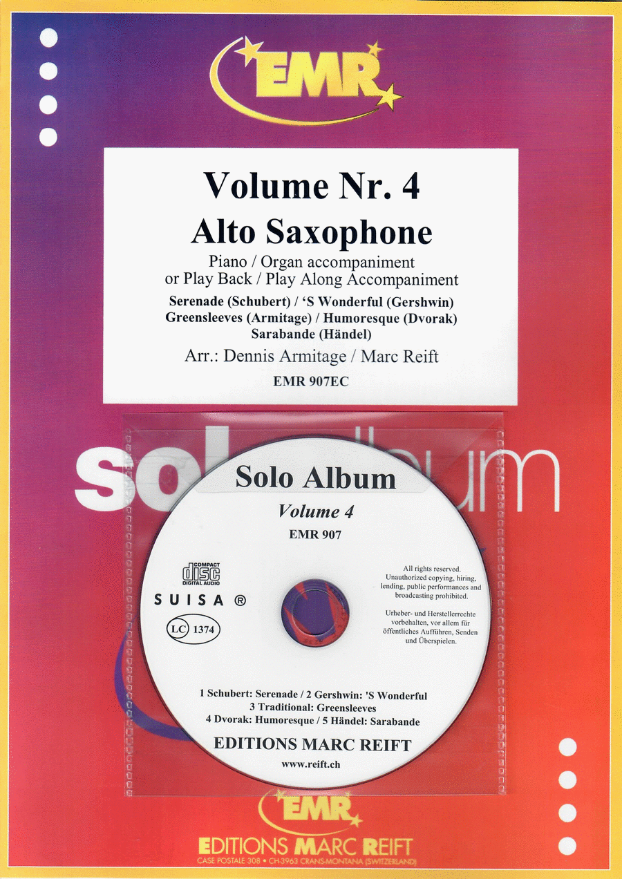 Solo Album Volume 04 Alto Saxophone scores gallery preview page 1