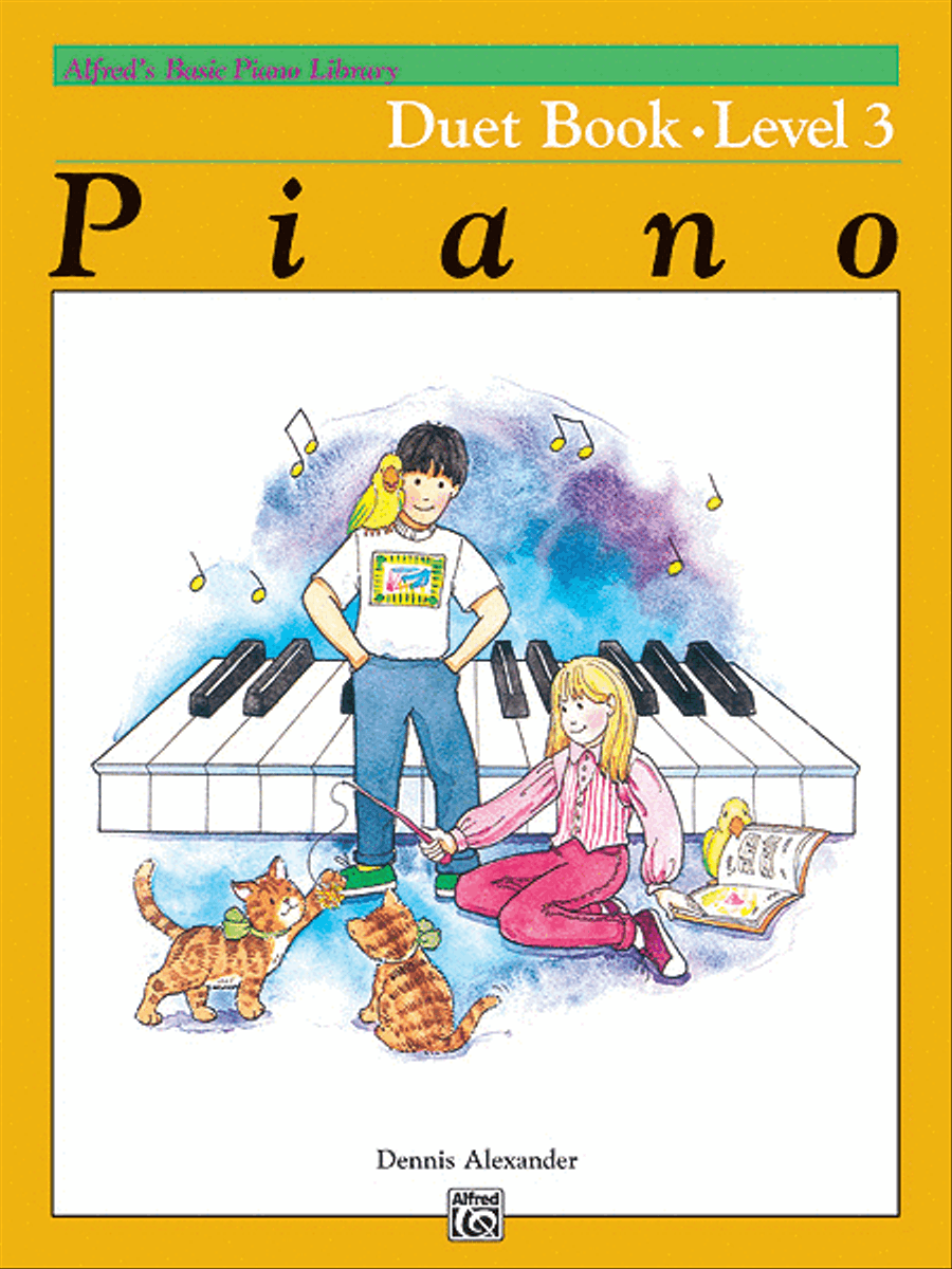 Alfred's Basic Piano Course Duet Book, Level 3 Piano Method scores gallery preview page 1