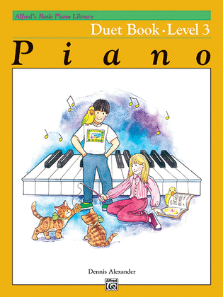 Book cover for Alfred's Basic Piano Course Duet Book, Level 3