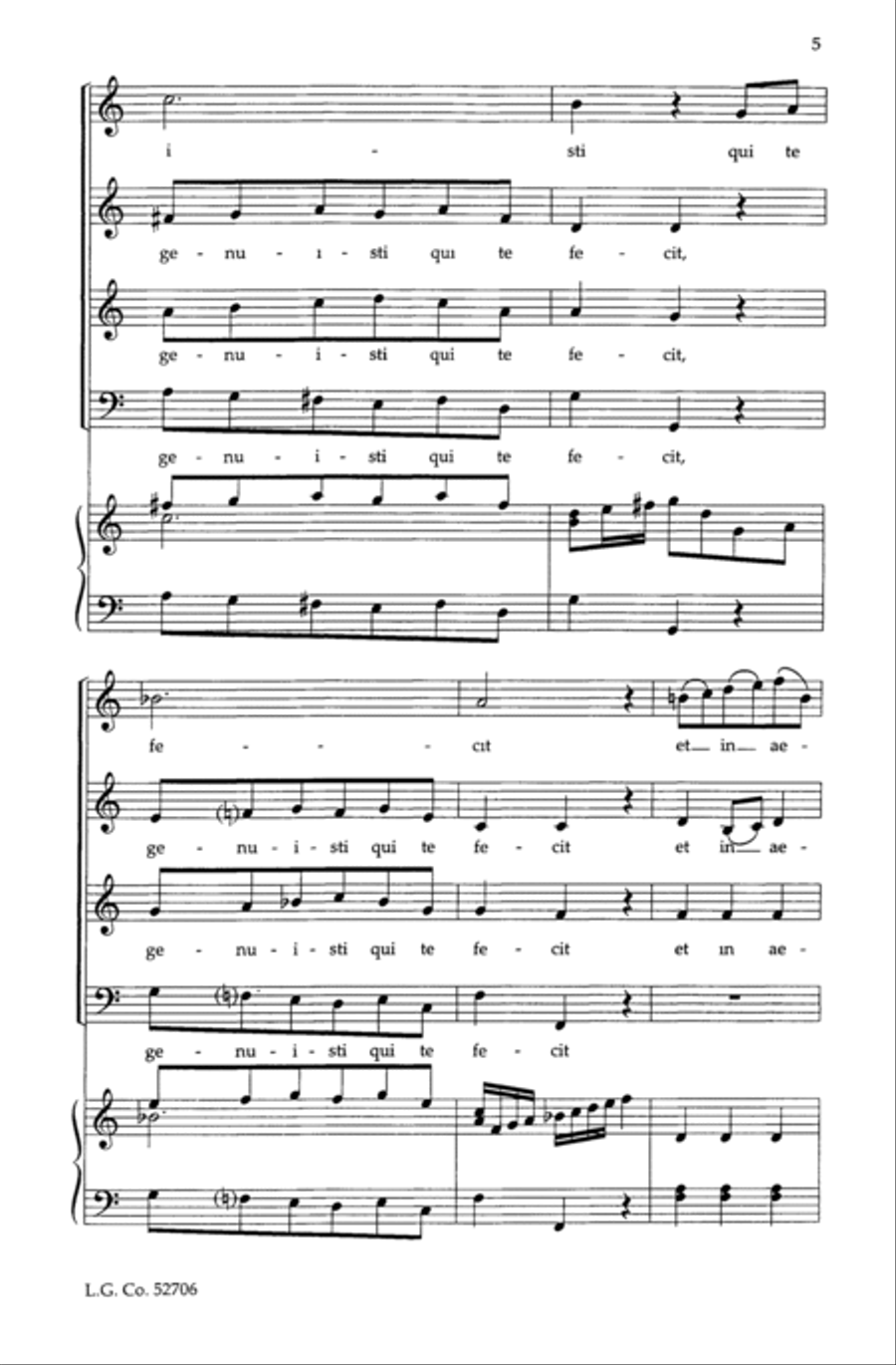 Beata Es Virgo Maria Beata Es Virgo Maria 4-Part scores gallery preview page 23