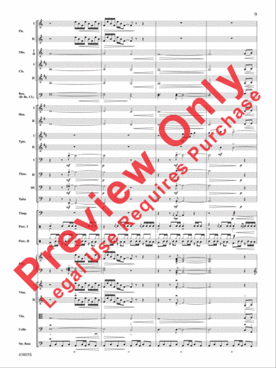 House of Cards (Theme) Full Orchestra scores gallery preview page 22