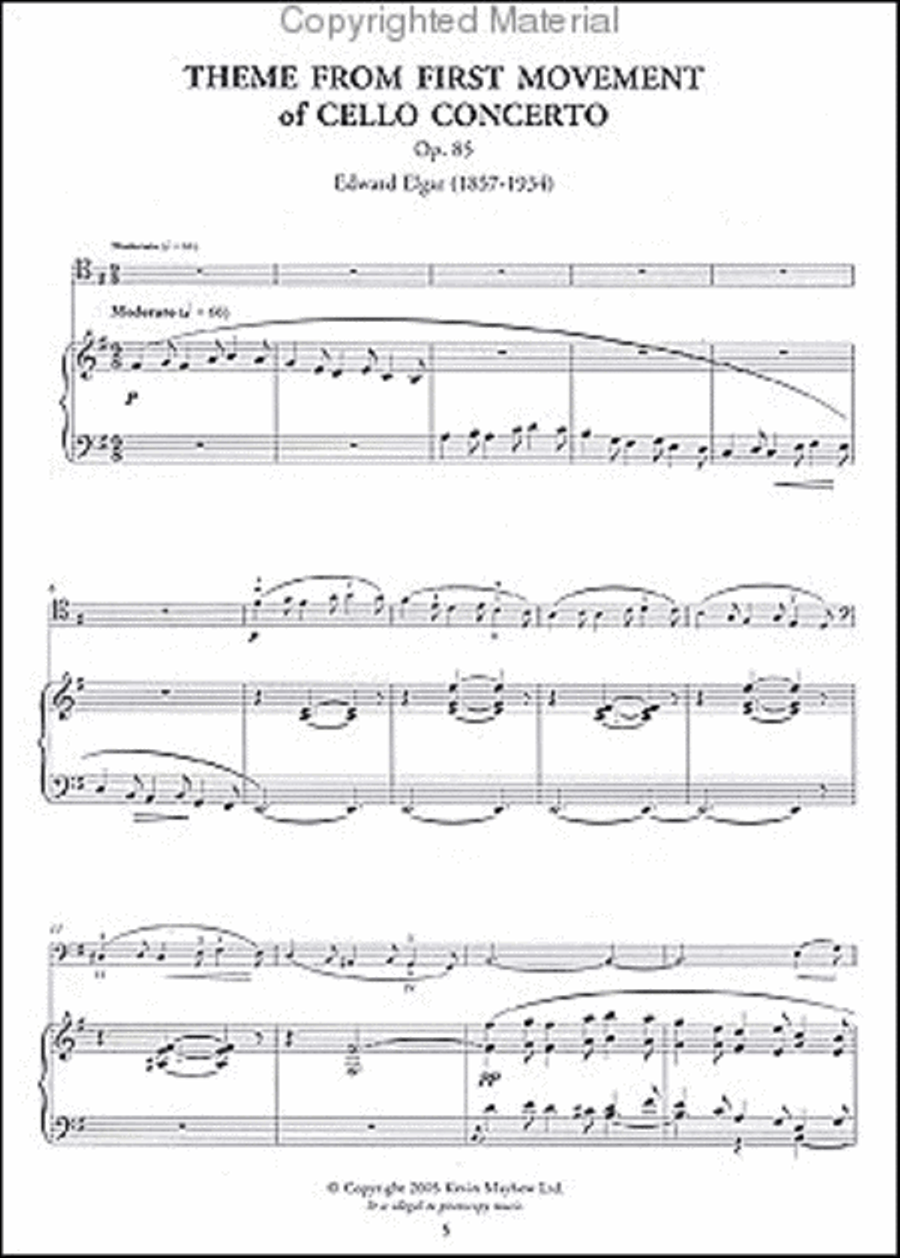 Elgar Album for Cello Cello scores gallery preview page 2