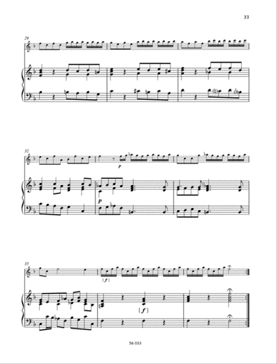 Sonata F major, RV 52 Alto Recorder scores gallery preview page 4