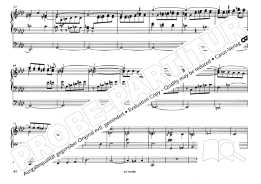 Free Organ Music from the Romantic Period, Vol. II (Freie Orgelmusik der Romantik, Band II) Organ scores gallery preview page 43