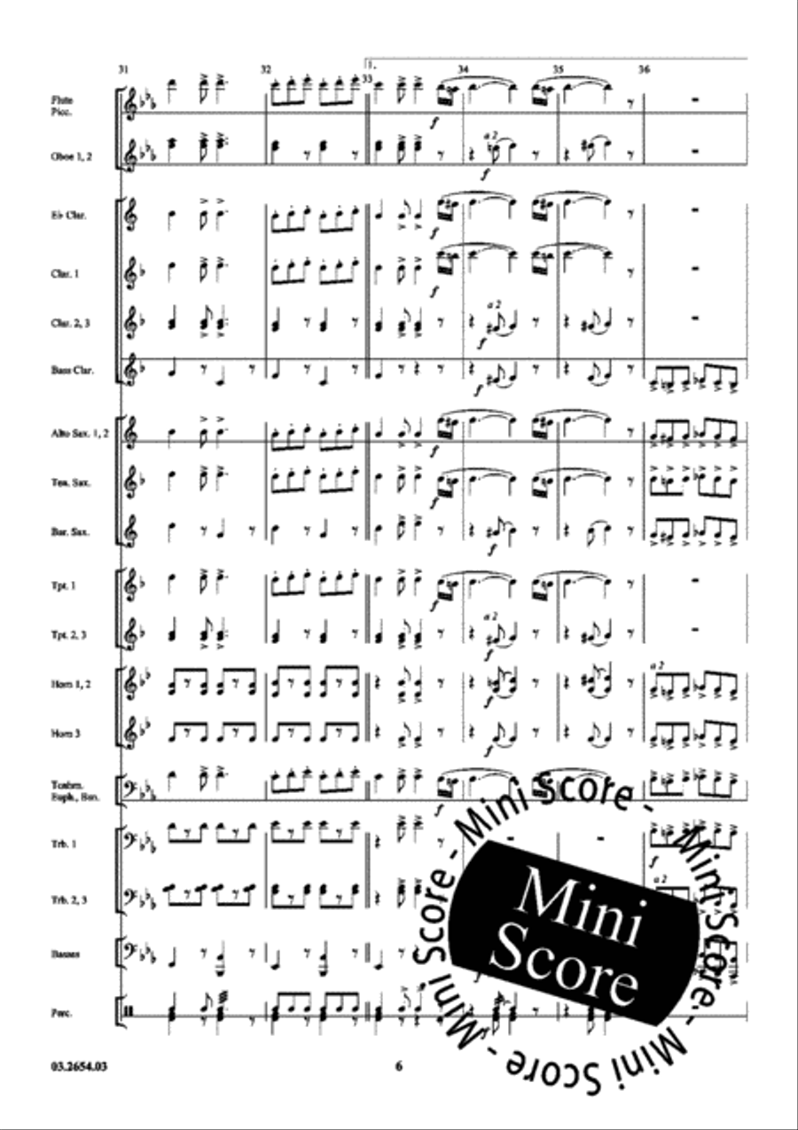 Blaze Away Blaze Away Concert Band scores gallery preview page 10