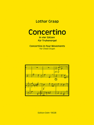 Concertino in vier Sätzen für Truhenorgel (2019)