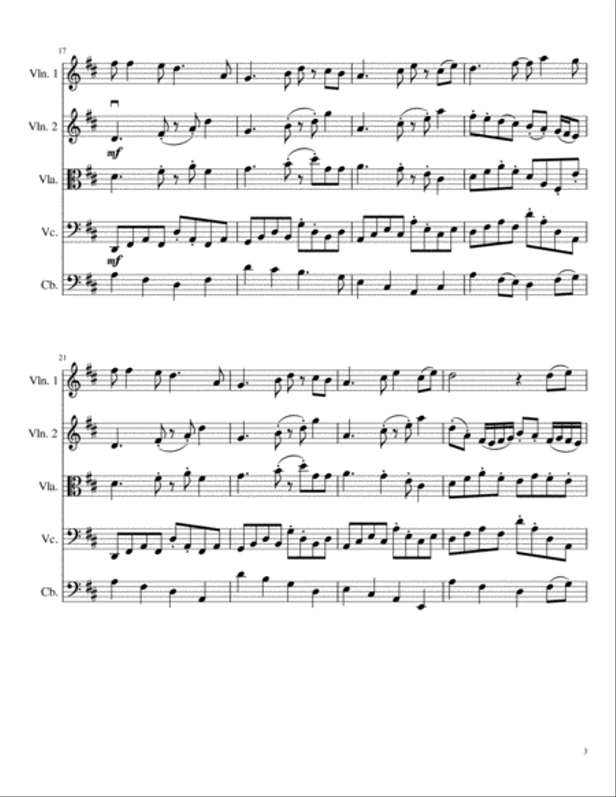 Windy Friday Windy Friday String Quartet scores gallery preview page 3