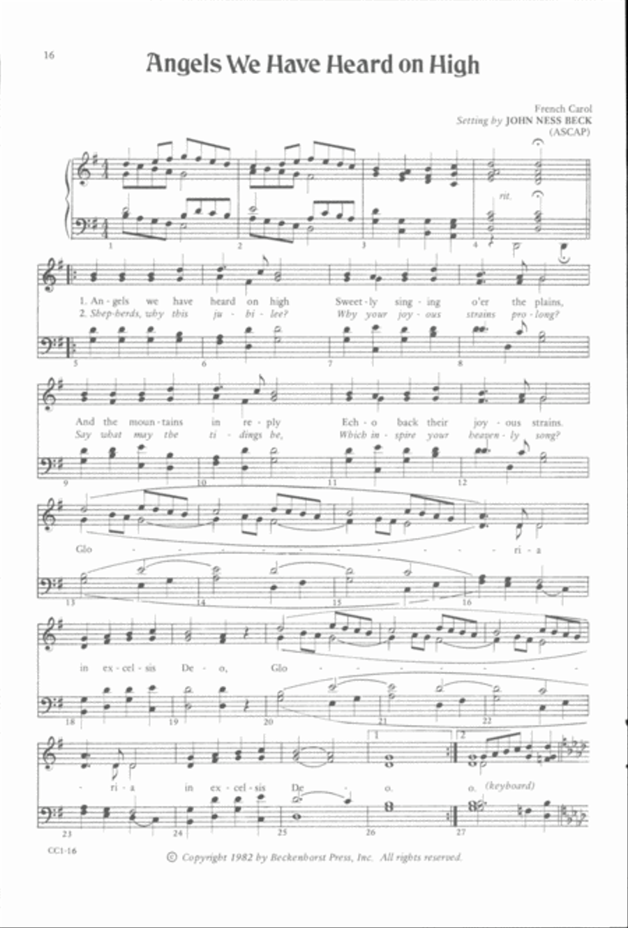 Small Choir Collection - Christmas Carols and Codas 4-Part scores gallery preview page 9