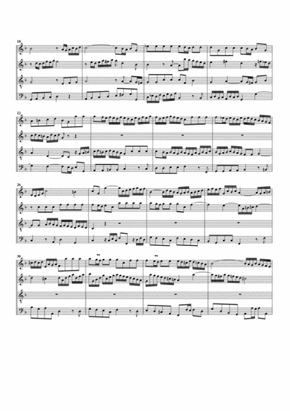 Fugue for organ, BWV 541/II (Arrangement for 4 recorders)