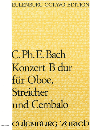 Book cover for Concerto for oboe in B-flat major