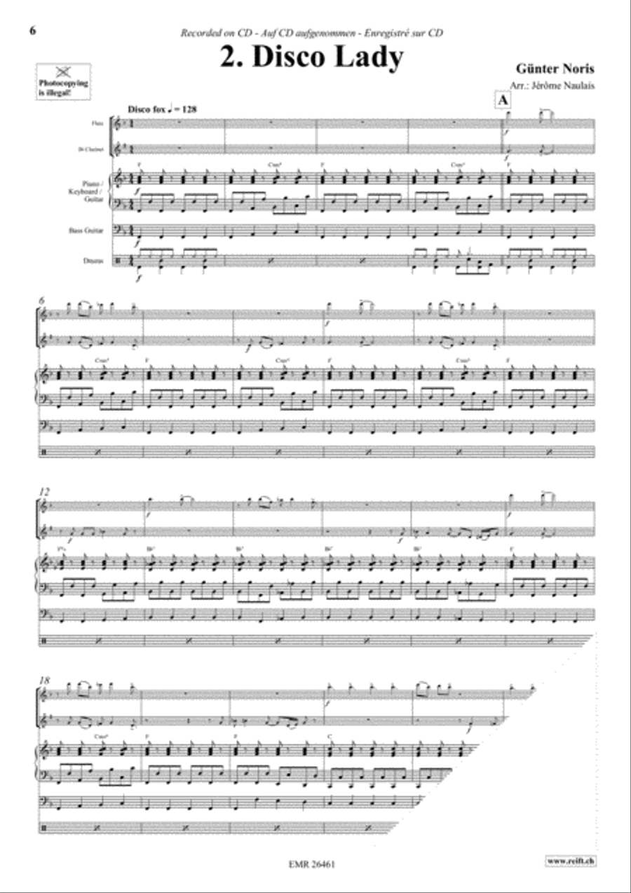 Let's Dance Volume 2 Woodwind Ensemble scores gallery preview page 4