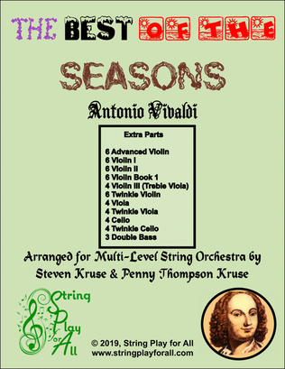 Book cover for The Best of the Seasons, Extra Parts