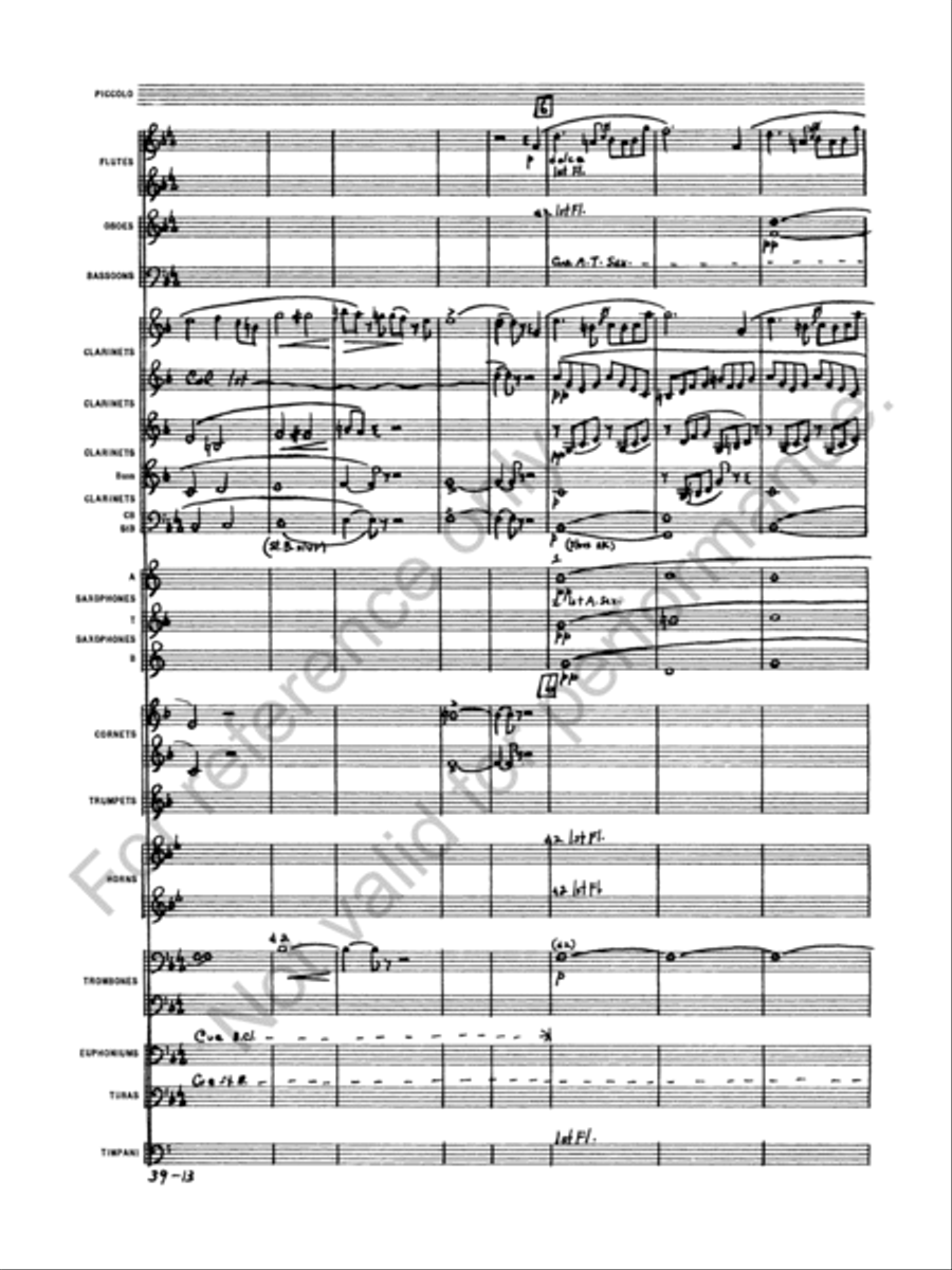Euryanthe Concert Band scores gallery preview page 15