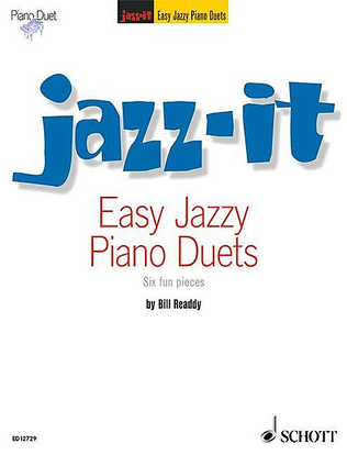 Book cover for Easy Jazz Piano Duets - Six Fun Pieces