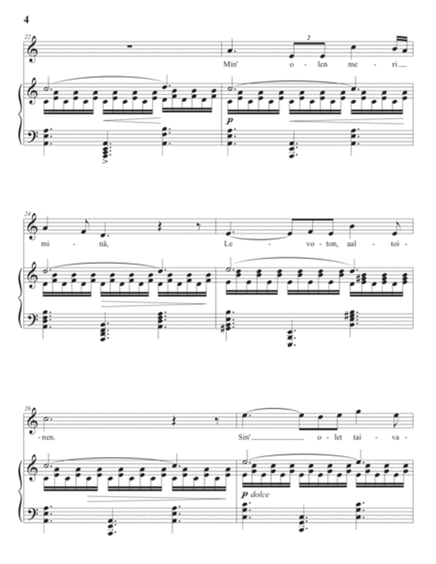 MERIKANTO: Merellä, Op. 47 no. 4 (transposed to A minor)