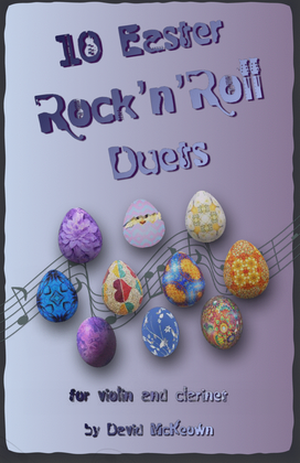 Book cover for 10 Easter Rock'n'Roll Duets for Violin and Clarinet