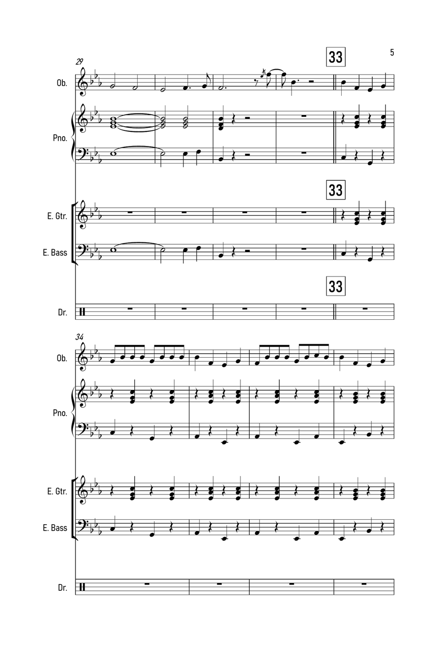 Savage Love Piano scores gallery preview page 5