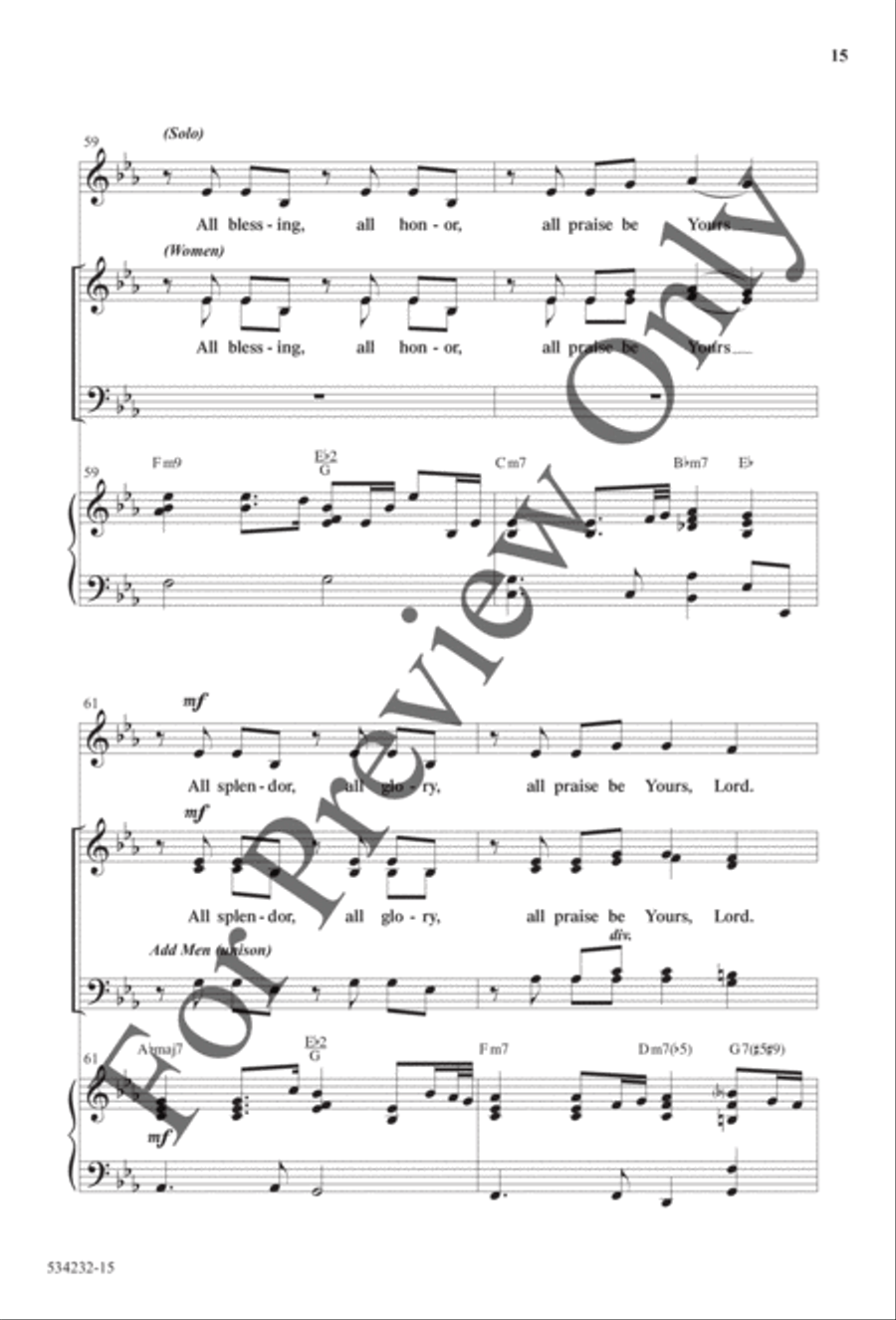 Can't Stop My Hallelujahs - Anthem Choir scores gallery preview page 14