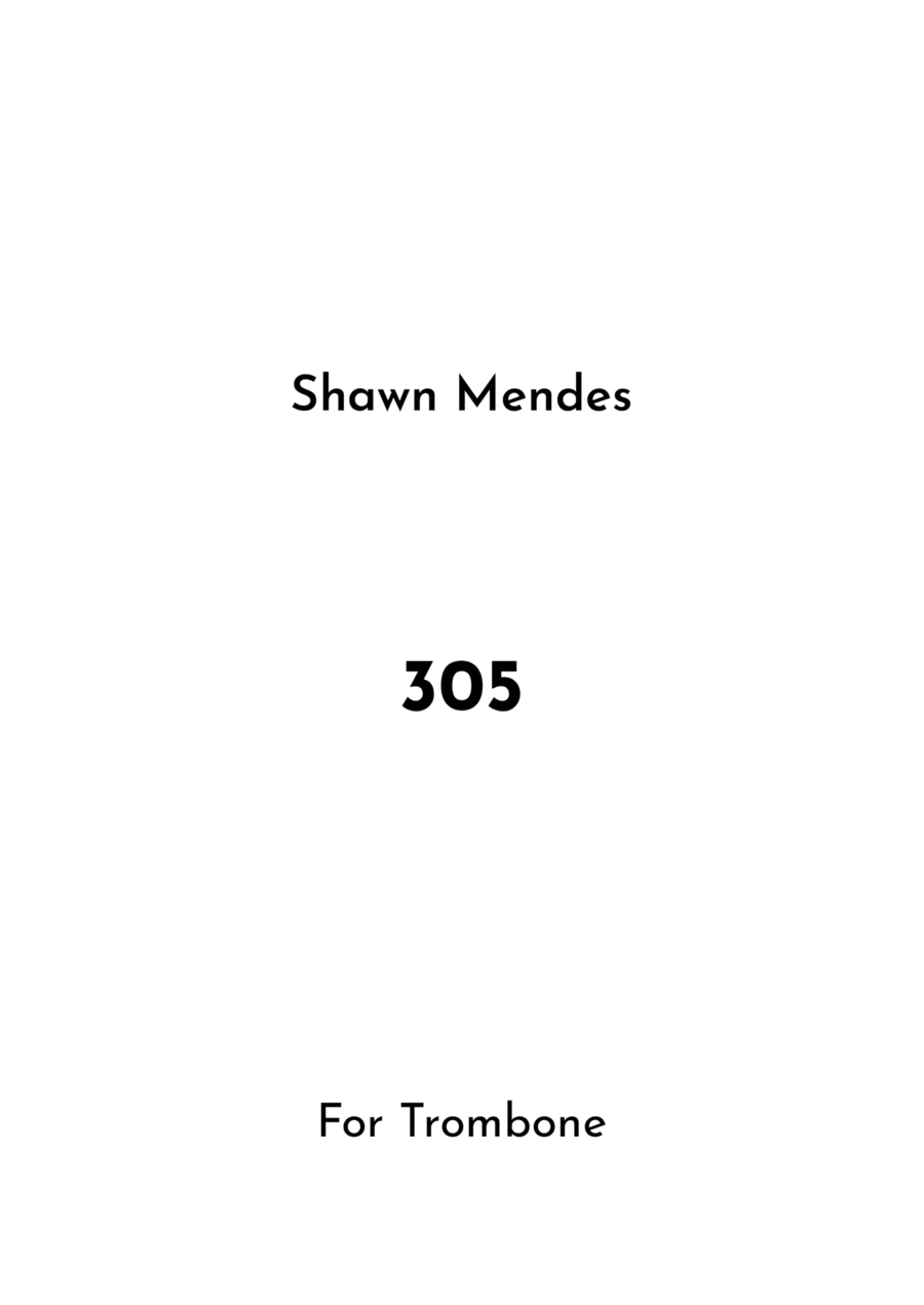 305 305 Trombone Solo scores gallery preview page 1