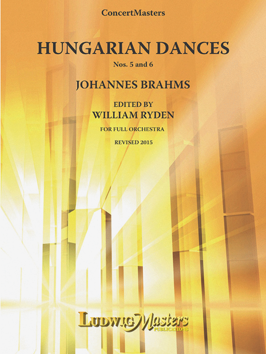 Hungarian Dances Nos. 5 and 6 Full Orchestra scores gallery preview page 1